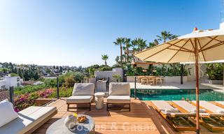 Villa moderna de lujo reformada con impresionantes vistas en venta en Nueva Andalucía, Marbella 800347 