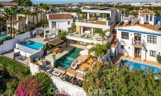 Villa moderna de lujo reformada con impresionantes vistas en venta en Nueva Andalucía, Marbella 800362 