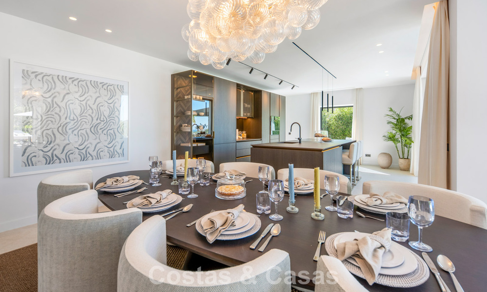 Moderna villa de lujo mediterránea en venta en una urbanización cerrada en Marbella - Benahavís 800397
