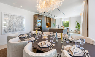 Moderna villa de lujo mediterránea en venta en una urbanización cerrada en Marbella - Benahavís 800397 
