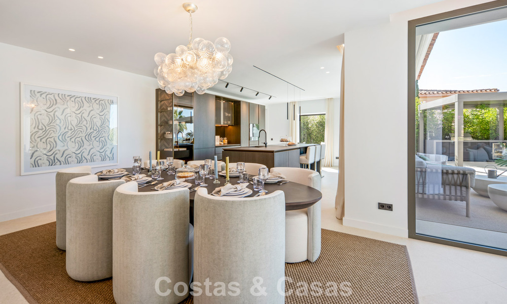 Moderna villa de lujo mediterránea en venta en una urbanización cerrada en Marbella - Benahavís 800398