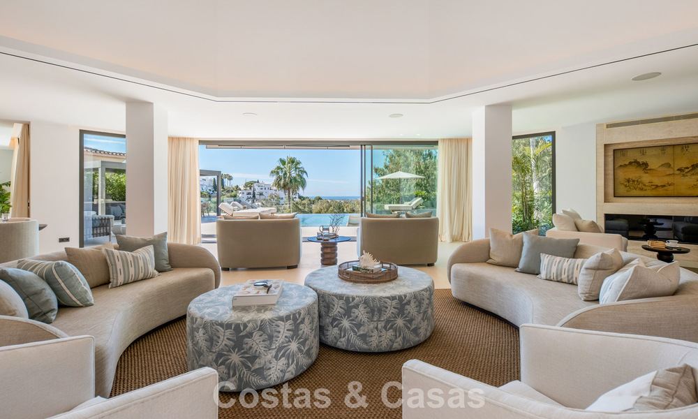 Moderna villa de lujo mediterránea en venta en una urbanización cerrada en Marbella - Benahavís 800409