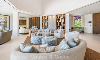 Moderna villa de lujo mediterránea en venta en una urbanización cerrada en Marbella - Benahavís 800416 