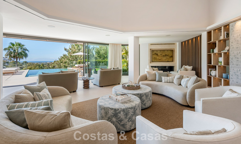Moderna villa de lujo mediterránea en venta en una urbanización cerrada en Marbella - Benahavís 800417