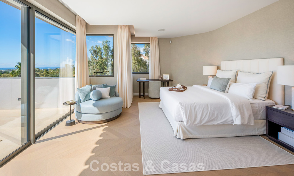 Moderna villa de lujo mediterránea en venta en una urbanización cerrada en Marbella - Benahavís 800443
