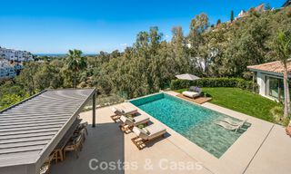 Moderna villa de lujo mediterránea en venta en una urbanización cerrada en Marbella - Benahavís 800452 
