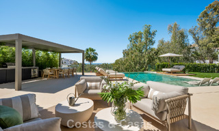 Moderna villa de lujo mediterránea en venta en una urbanización cerrada en Marbella - Benahavís 800458 
