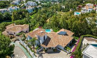 Moderna villa de lujo mediterránea en venta en una urbanización cerrada en Marbella - Benahavís 800473 