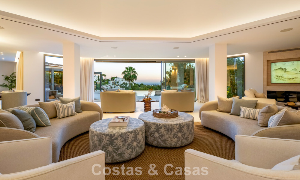 Moderna villa de lujo mediterránea en venta en una urbanización cerrada en Marbella - Benahavís 800487