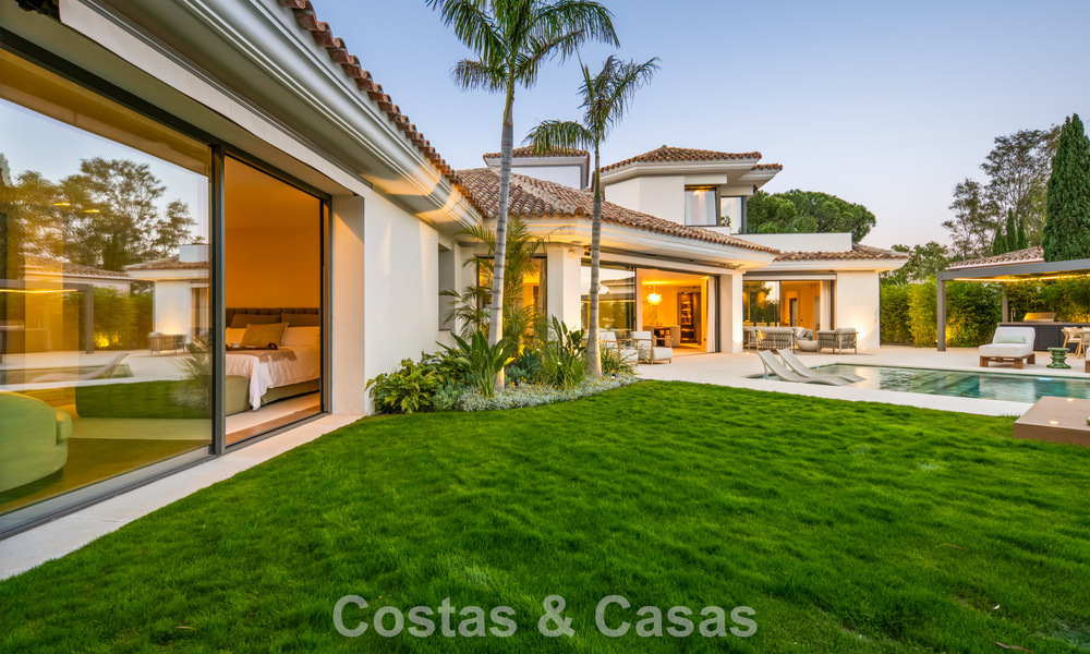 Moderna villa de lujo mediterránea en venta en una urbanización cerrada en Marbella - Benahavís 800492