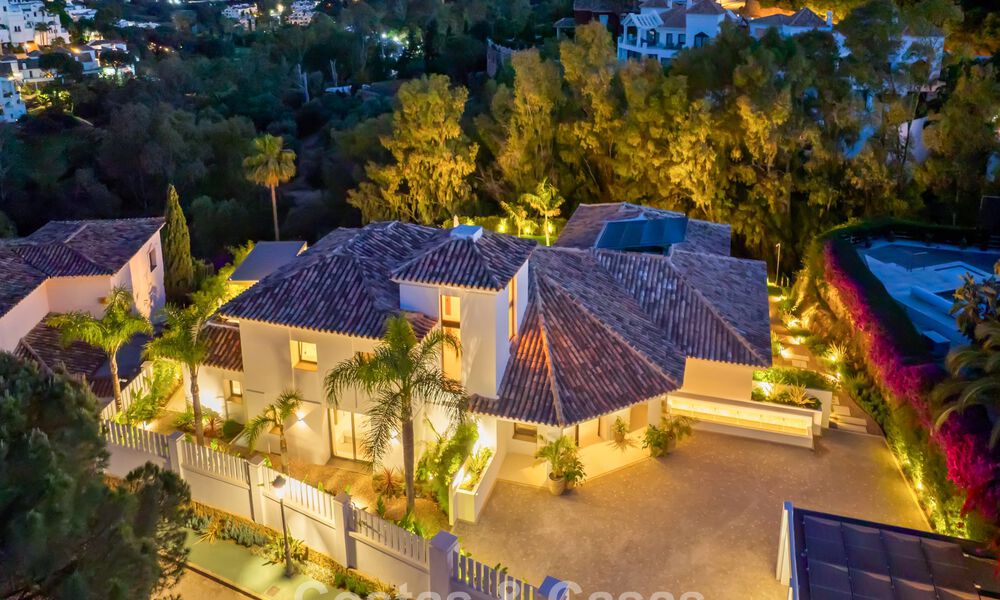 Moderna villa de lujo mediterránea en venta en una urbanización cerrada en Marbella - Benahavís 800499