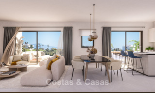 ¡Lanzamiento! Modernas viviendas adosadas en un entorno de golf privilegiado en Estepona 800559 