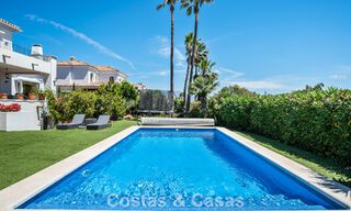 Amplia villa de estilo arquitectónico español moderno con impresionantes vistas al mar en venta en Manilva, Costa del Sol 800665 