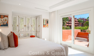 Exclusivo ático dúplex en primera línea de playa en venta en la new golden mile entre Marbella y Estepona 800769 