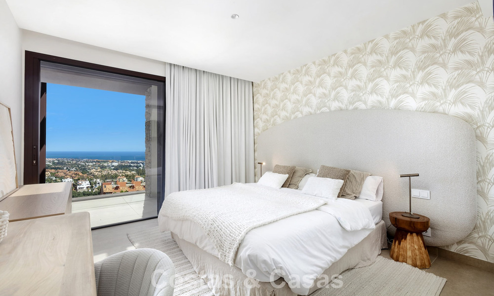 Villa de lujo contemporánea con vistas panorámicas en venta en las colinas de Marbella - Benahavís 800827