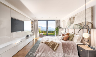 Impresionante villa de lujo con arquitectura minimalista moderna en venta en las colinas de Marbella Este 801128 