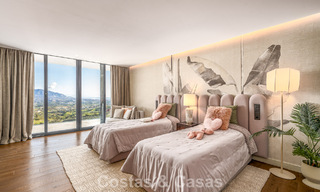 Impresionante villa de lujo con arquitectura minimalista moderna en venta en las colinas de Marbella Este 801135 