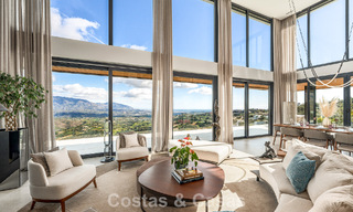 Impresionante villa de lujo con arquitectura minimalista moderna en venta en las colinas de Marbella Este 801142 