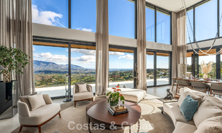 Impresionante villa de lujo con arquitectura minimalista moderna en venta en las colinas de Marbella Este 801143 
