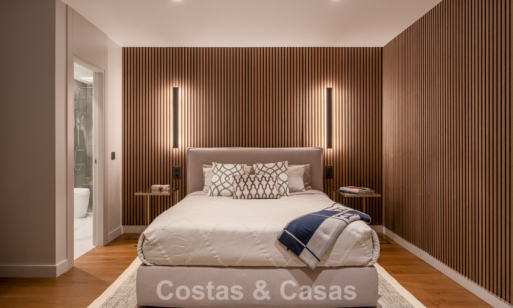 Impresionante villa de lujo con arquitectura minimalista moderna en venta en las colinas de Marbella Este 801156
