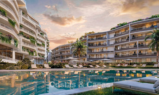 Apartamentos modernos con amplias terrazas y vistas al mar en venta en Torremolinos cerca La Cariheula, Málaga, Costa del Sol 801243 