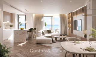 Apartamentos modernos con amplias terrazas y vistas al mar en venta en Torremolinos cerca La Cariheula, Málaga, Costa del Sol 801246 
