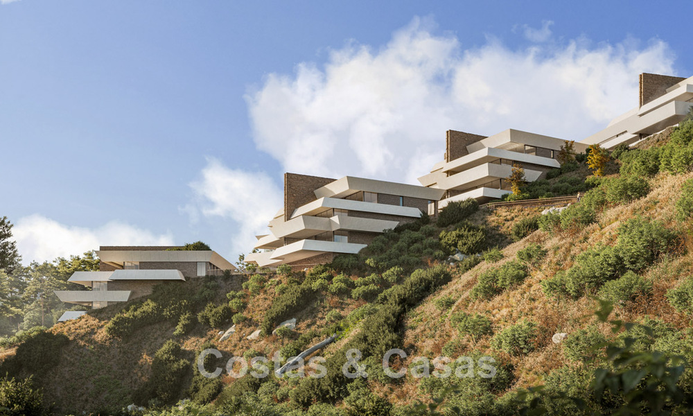Innovadoras viviendas de obra nueva con vistas panorámicas al mar en venta en Benalmádena, Costa del Sol 801461