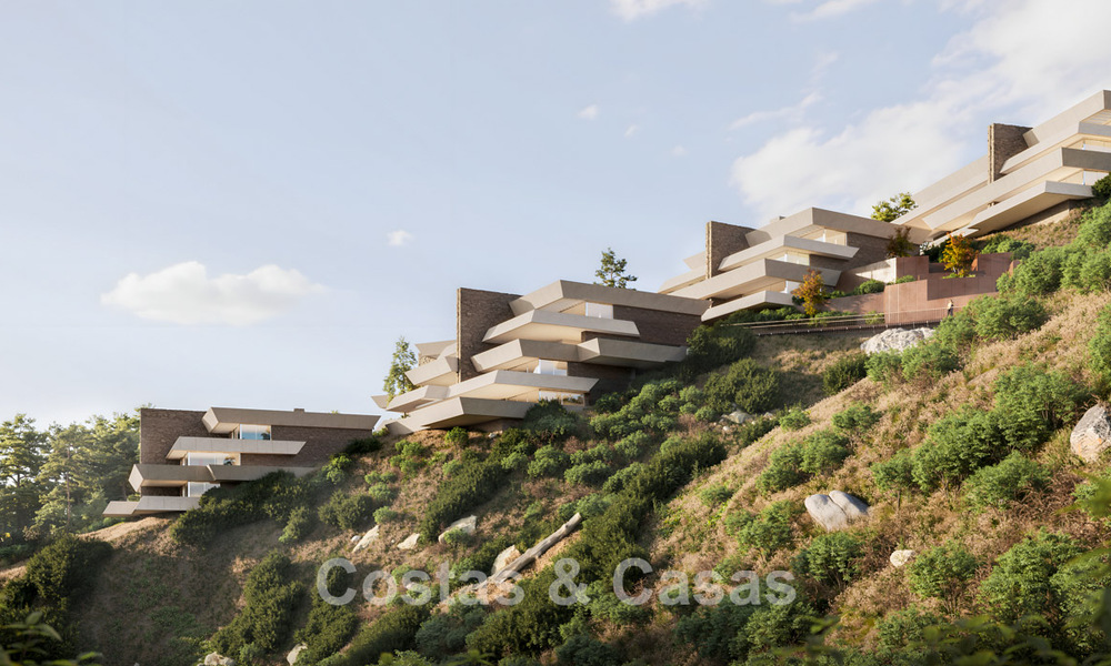 Innovadoras viviendas de obra nueva con vistas panorámicas al mar en venta en Benalmádena, Costa del Sol 801462