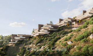 Innovadoras viviendas de obra nueva con vistas panorámicas al mar en venta en Benalmádena, Costa del Sol 801462 