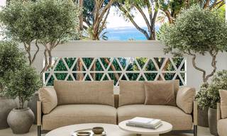 Apartamento de lujo reformado con vistas al mar en venta en Playas del Duque, Puerto Banús, Marbella 801655 