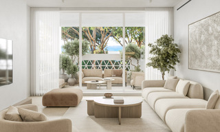 Apartamento de lujo reformado con vistas al mar en venta en Playas del Duque, Puerto Banús, Marbella 801656 
