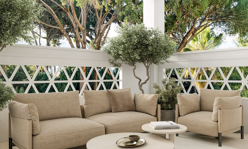 Apartamento de lujo reformado con vistas al mar en venta en Playas del Duque, Puerto Banús, Marbella 801691