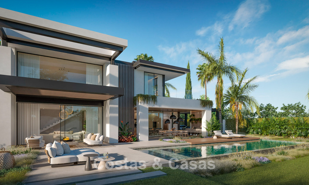 3 villas de lujo nuevas en venta a poca distancia de la playa y de todos los servicios en San Pedro, Marbella 801622