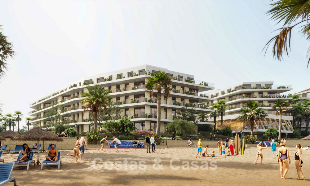 Nuevos apartamentos boutique en venta en un complejo de primera línea de playa en La Duquesa, Manilva, Costa del Sol 801601