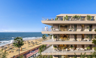 Nuevos apartamentos boutique en venta en un complejo de primera línea de playa en La Duquesa, Manilva, Costa del Sol 801604 