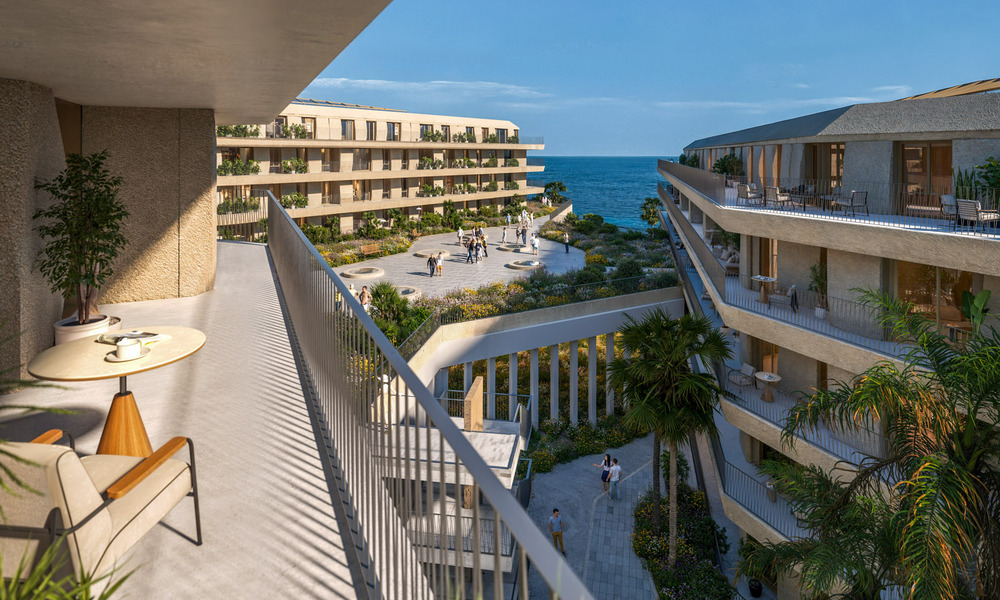 Nuevos apartamentos boutique en venta en un complejo de primera línea de playa en La Duquesa, Manilva, Costa del Sol 801608