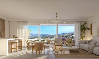Villa moderna pareada en venta a poca distancia de la playa en Elviria, Marbella 801847 