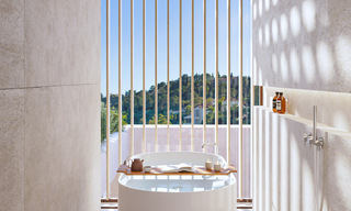 Villa de lujo moderna y elegante en venta en la prestigiosa urbanización de El Madroñal en Benahavís - Marbella 801860 