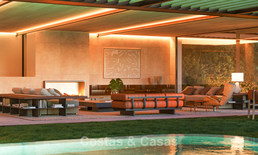 Villa de lujo moderna y elegante en venta en la prestigiosa urbanización de El Madroñal en Benahavís - Marbella 801866