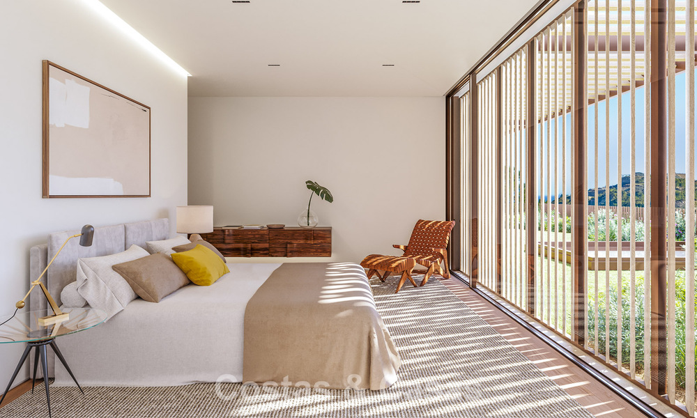Villa de lujo moderna y elegante en venta en la prestigiosa urbanización de El Madroñal en Benahavís - Marbella 801867