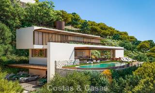 Villa de lujo moderna y elegante en venta en la prestigiosa urbanización de El Madroñal en Benahavís - Marbella 801869 