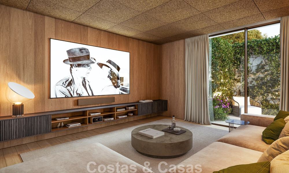 Villa de diseño de vanguardia con vistas panorámicas al mar en venta en El Madroñal, Marbella - Benahavís 801875