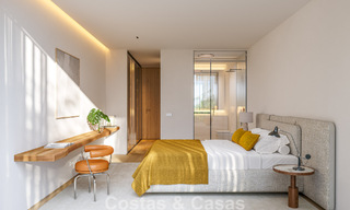 Villa de diseño de vanguardia con vistas panorámicas al mar en venta en El Madroñal, Marbella - Benahavís 801878 