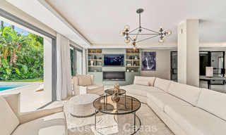 Villa moderna de lujo con piscina climatizada en venta en el Valle del Golf de Nueva Andalucía, Marbella 801969 