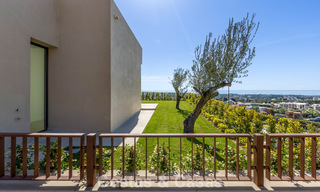 Villa nueva de lujo moderna con vistas panorámicas al mar en venta en las colinas de Marbella - Benahavís 802102 