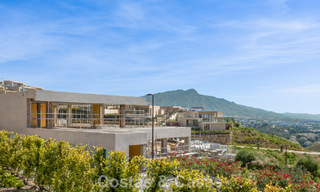 Villa nueva de lujo moderna con vistas panorámicas al mar en venta en las colinas de Marbella - Benahavís 802113 