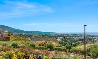 Villa nueva de lujo moderna con vistas panorámicas al mar en venta en las colinas de Marbella - Benahavís 802114 