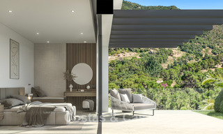 Villa de obra nueva de alta gama con vistas panorámicas al mar en venta en las colinas de Marbella - Benahavís 802123 