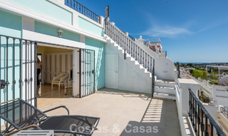 Encantadora adosada en venta en un complejo de estilo andaluz cerca de los servicios en Nueva Andalucía, Marbella 802380 