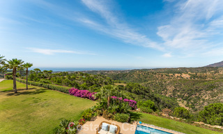Majestuosa finca en venta en un entorno verde en la New Golden Mile entre Marbella y Estepona 802276 
